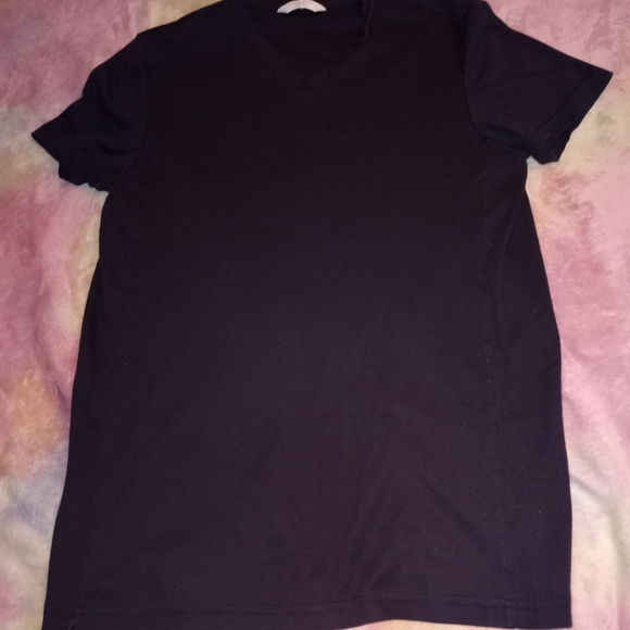 💕5 for 25$ Medium Navy Blue Calvin Klein V Neck Shirt - Picture 3 of 6